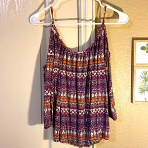 Off the shoulder shirt!!